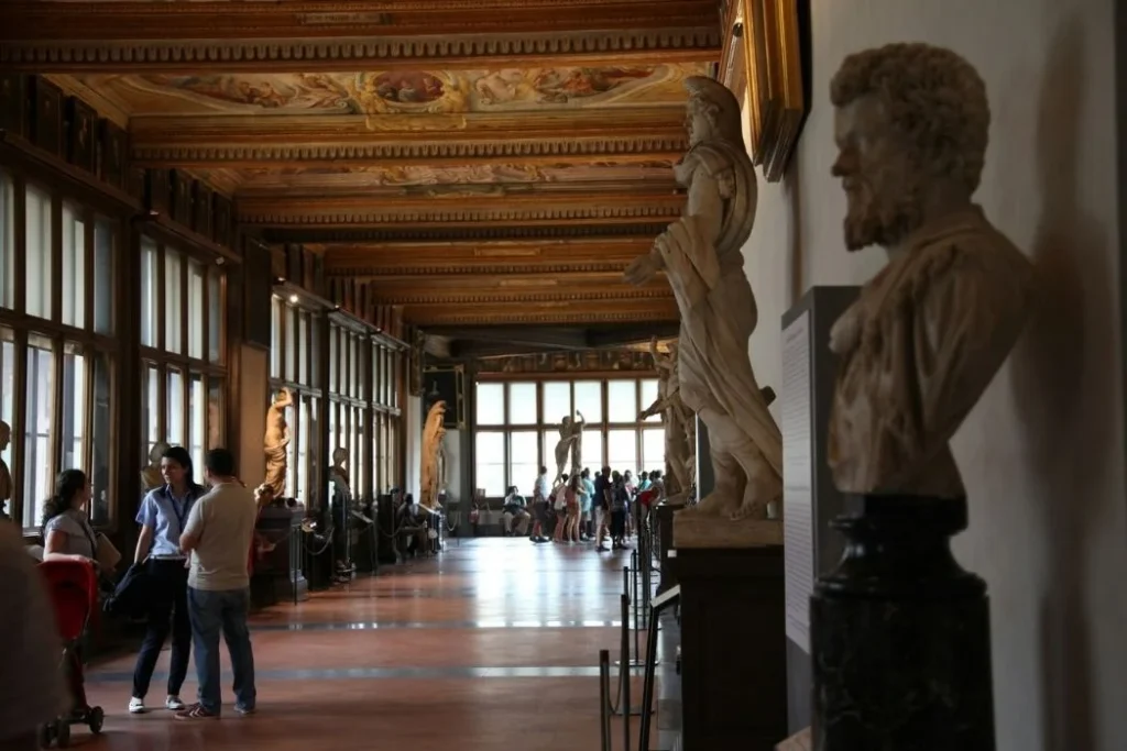 Florenz Uffizien Korridor