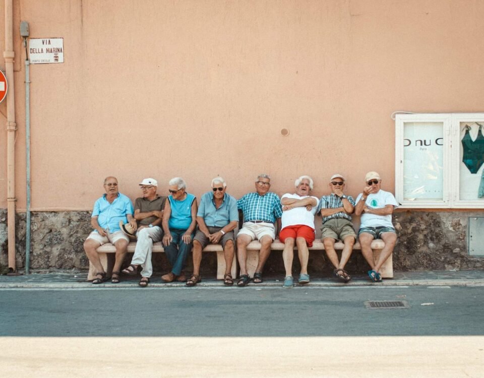 Blaue Zone Sardinien Senioren