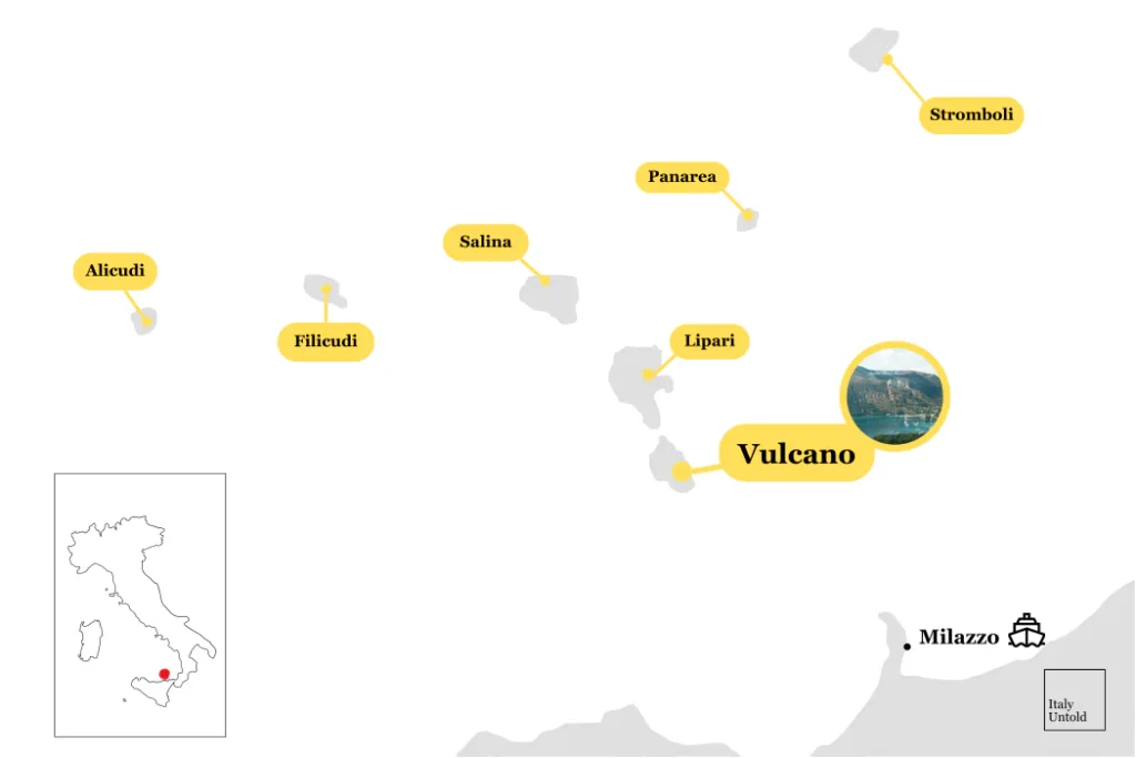 Vulcano Karte